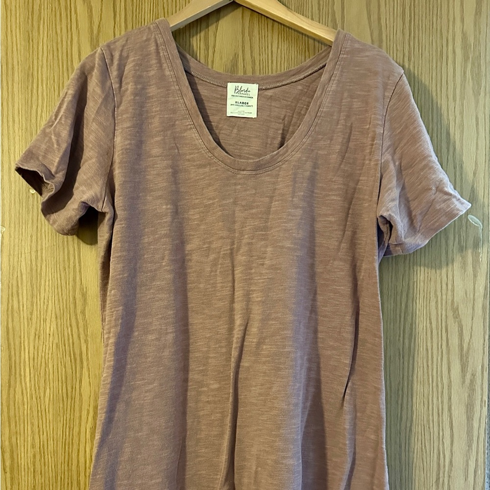 Blondie Apparel Meadow Dress Mauve Slub